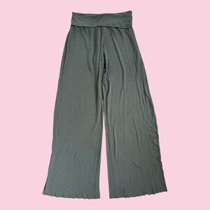 Zinc olive wide leg leggings